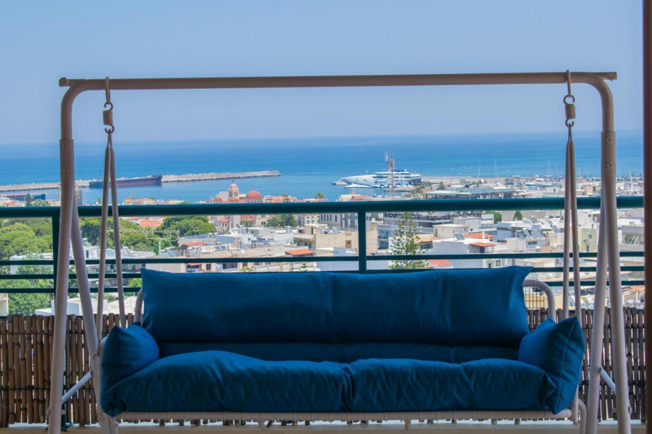 Rooftop With Sea View In Central Rethymno Exterior foto