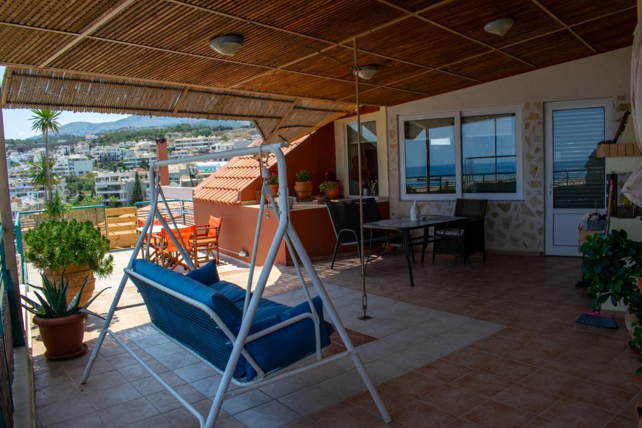 Rooftop With Sea View In Central Rethymno Exterior foto
